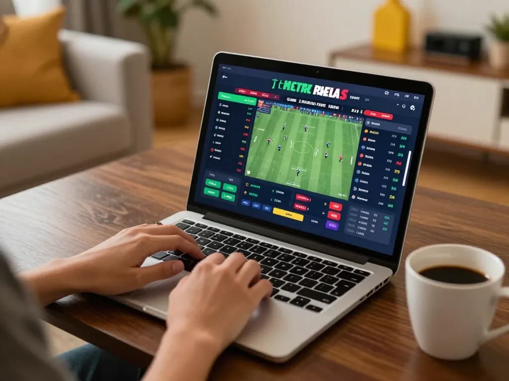 Engaging in sports betting at Nhà cái OPEN88 with a modern online setup