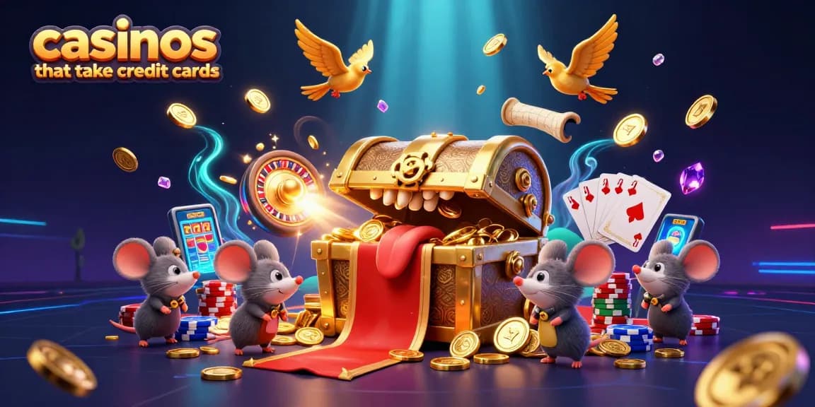 Experience thrilling wins at casinos that take credit cards with cascading coins and gem-filled fun.