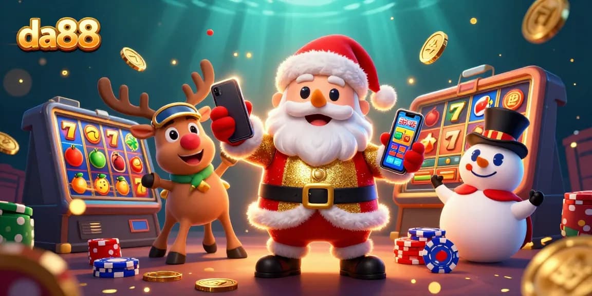 Engage with the exciting world of da88 casino featuring cartoon characters and dynamic slot machine elements.