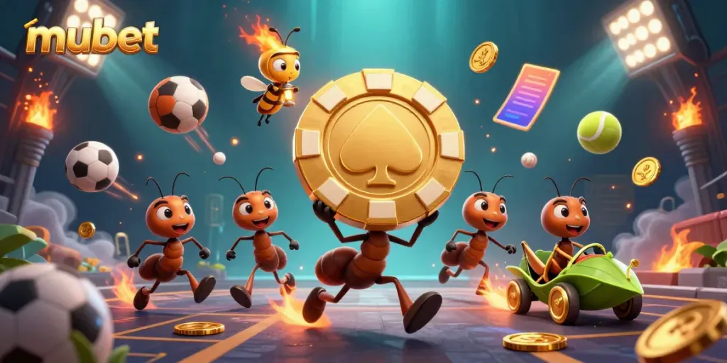 Experience the excitement of mubet with animated characters in a thrilling heist scene.