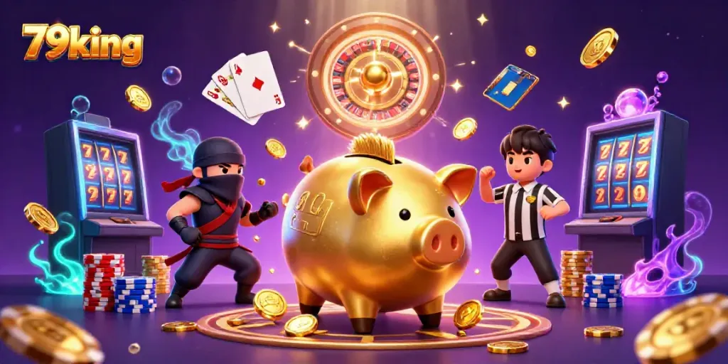 Experience thrilling gameplay at 79king with dynamic scenes of winning strategies and rich rewards.