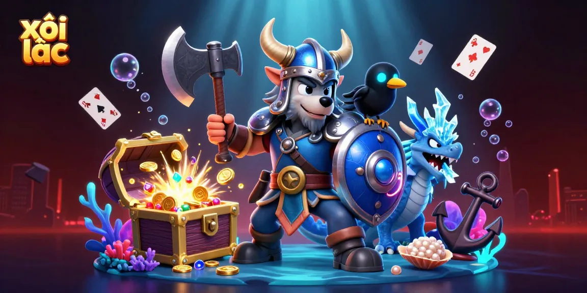 Xôi lạc offers thrilling underwater gambling scenes with epic Viking warriors and dragons.