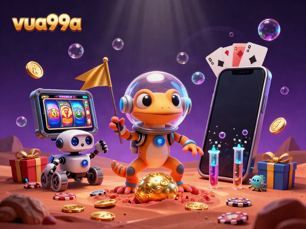 Experience the vibrant world of online gaming with vua99a, where a Martian gecko discovers a concealed casino.