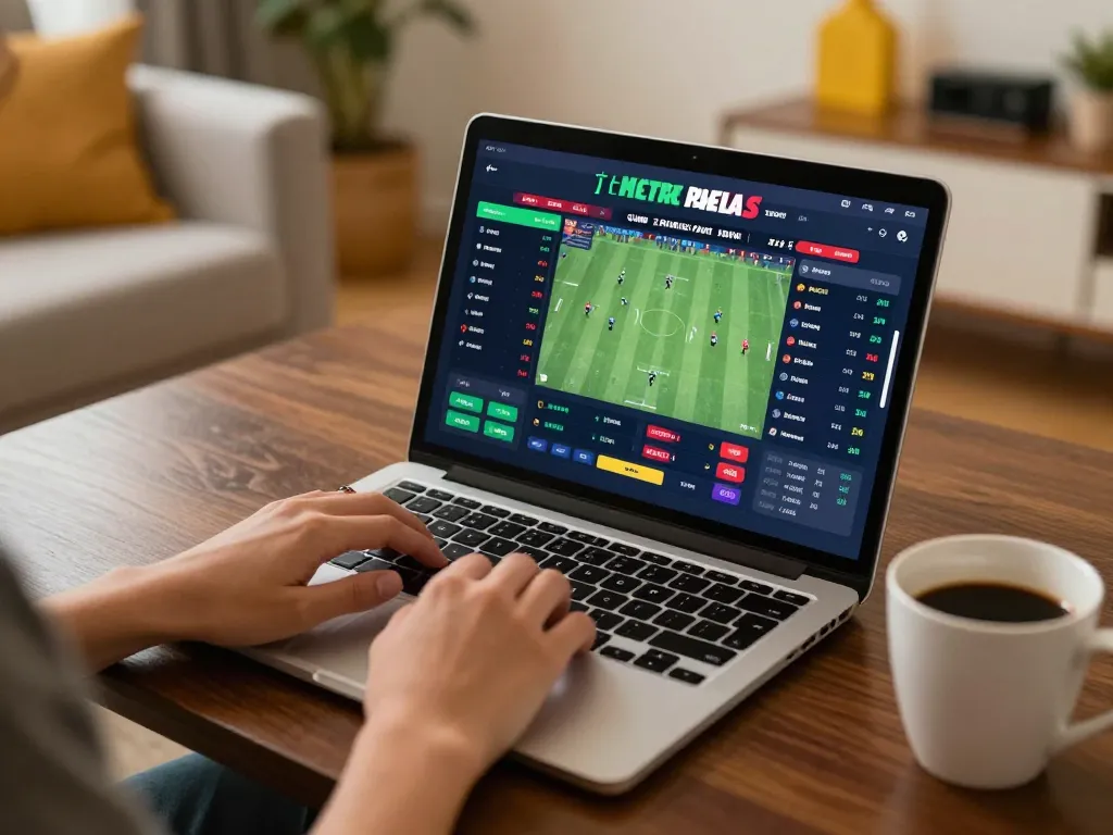 Engaging in sports betting at Nhà cái OPEN88 with a modern online setup
