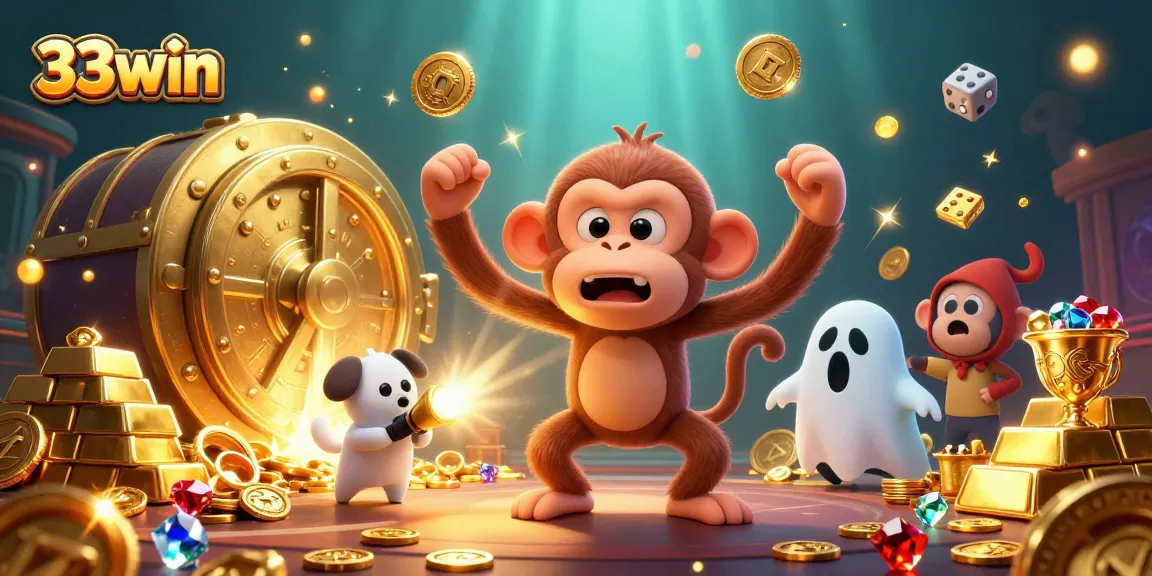 Experience winning at 33win with playful casino characters in an exciting atmosphere.