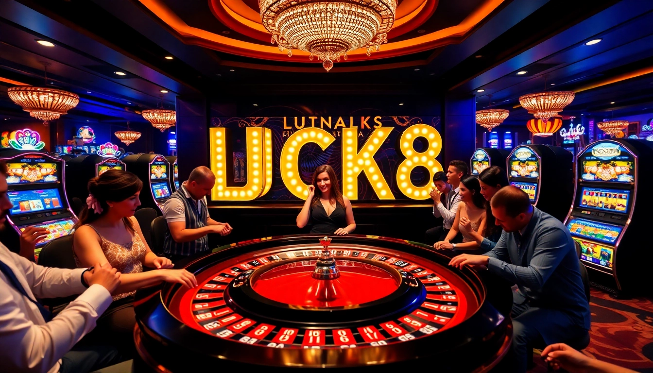 Experience the thrill of gambling at LUCK8 with exciting casino games and luxurious atmosphere.