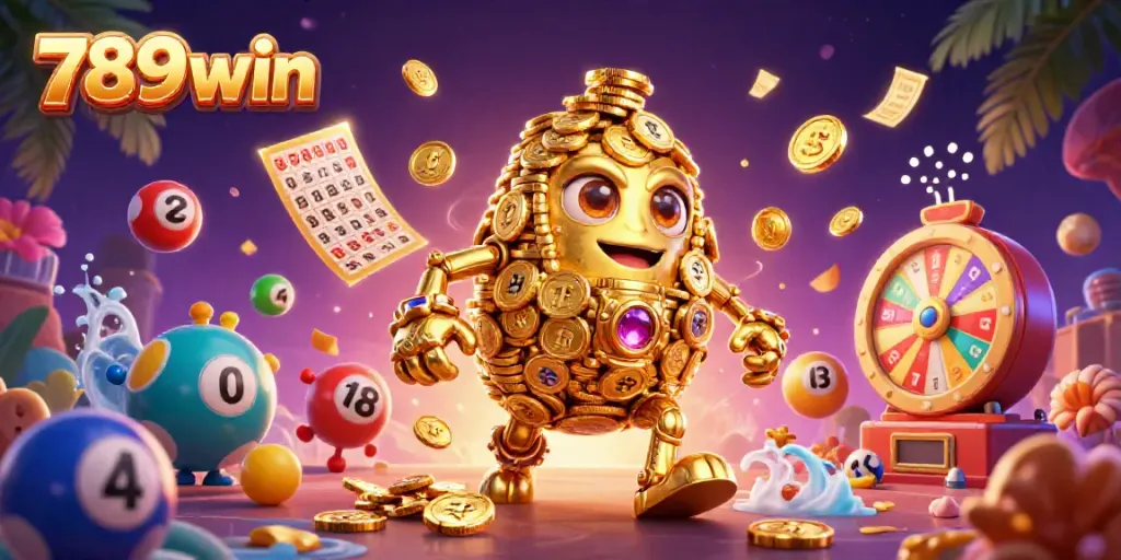 Experience thrilling gaming with the 789win dynamic scene of golden golems and exciting lottery elements.