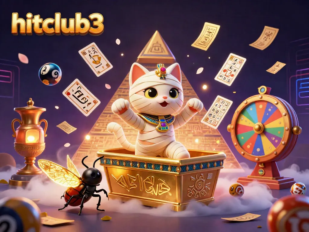 Join the excitement at hitclub3 with vibrant lottery games and a stunning casino backdrop.