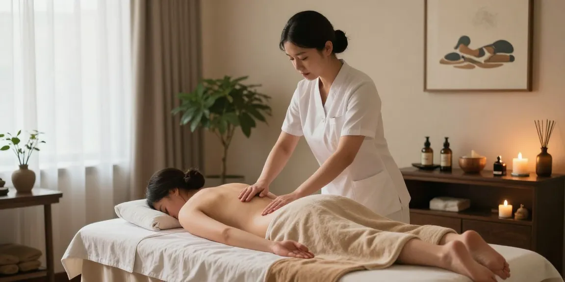 Experience 중랑구출장안마 with a serene spa massage scene showcasing relaxation and wellness.