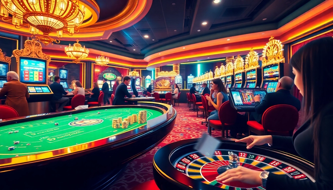 Experience the thrill of gambling at LuckyWin with vibrant casino visuals and engaging gameplay.