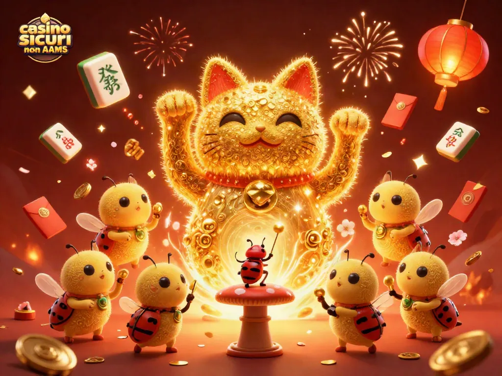 Scopri i migliori casino sicuri non AAMS con un'immagine vivace di fuochi d'artificio e simboli di gioco.