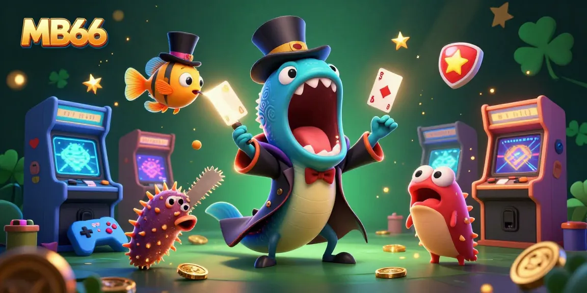 Engaging MB66 casino scene with 3D deep-sea characters and vibrant game elements enhancing the atmosphere.
