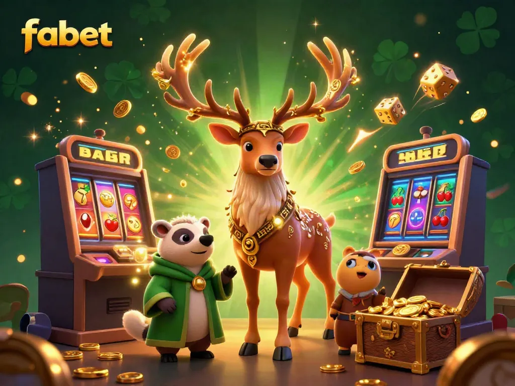 Experience the excitement of fabet with the winning atmosphere of this vibrant gaming scene.
