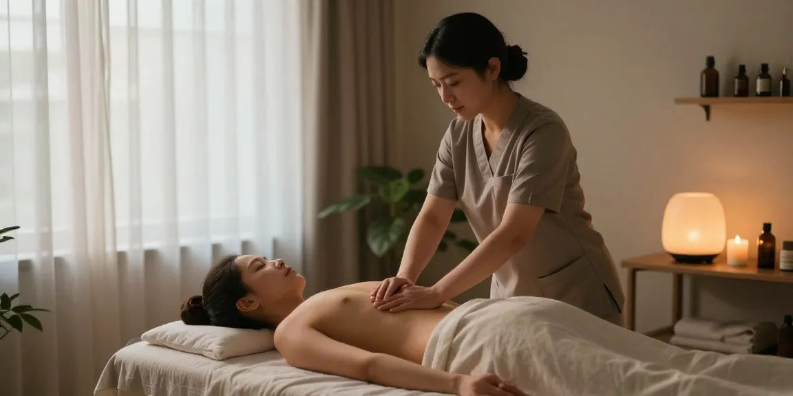 Experience 은평구출장마사지 with a professional massage therapist in a calming home setting, enhancing comfort and relaxation.