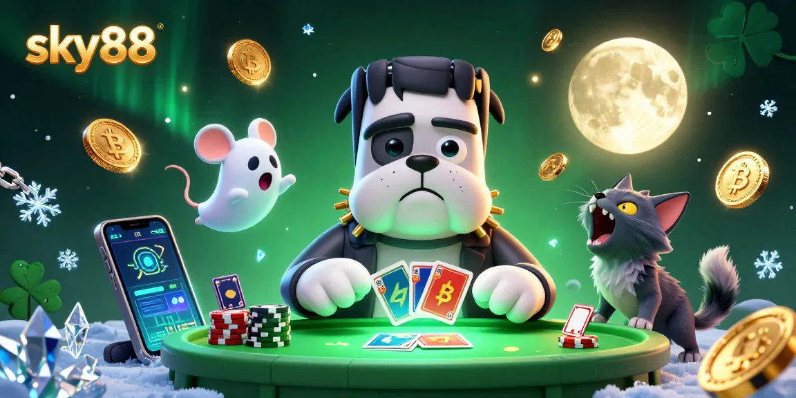 Experience thrilling gameplay at sky88 with engaging characters and vibrant casino elements.