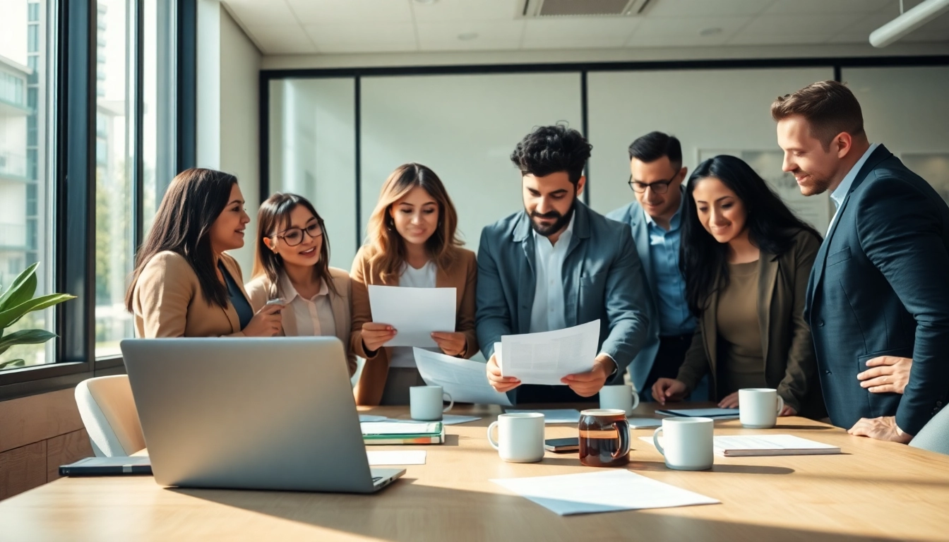 Engage with extended warranty solutions in a collaborative office meeting.