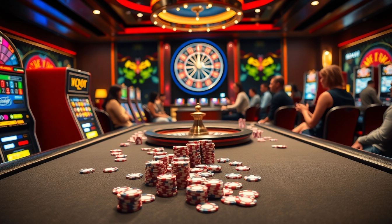 Kèo nhà cái 55 offers thrilling poker action with high-stakes games and vibrant slot machines.
