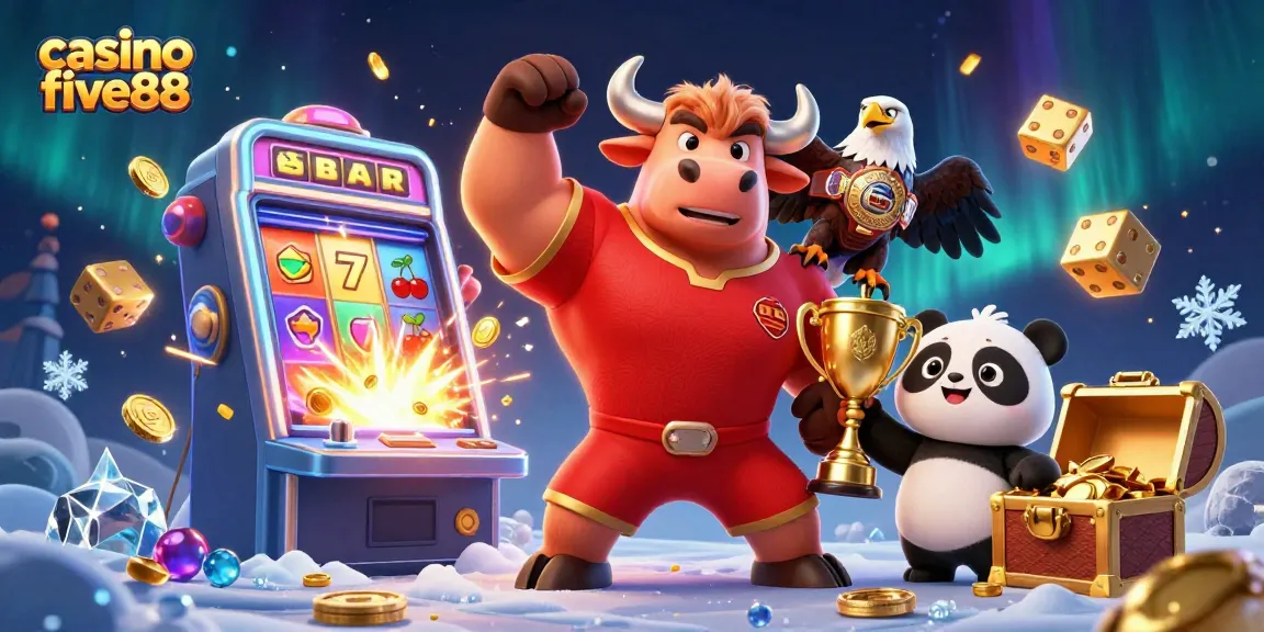 Experience the thrill of gameplay at casino five88 with exciting characters and jackpot elements!