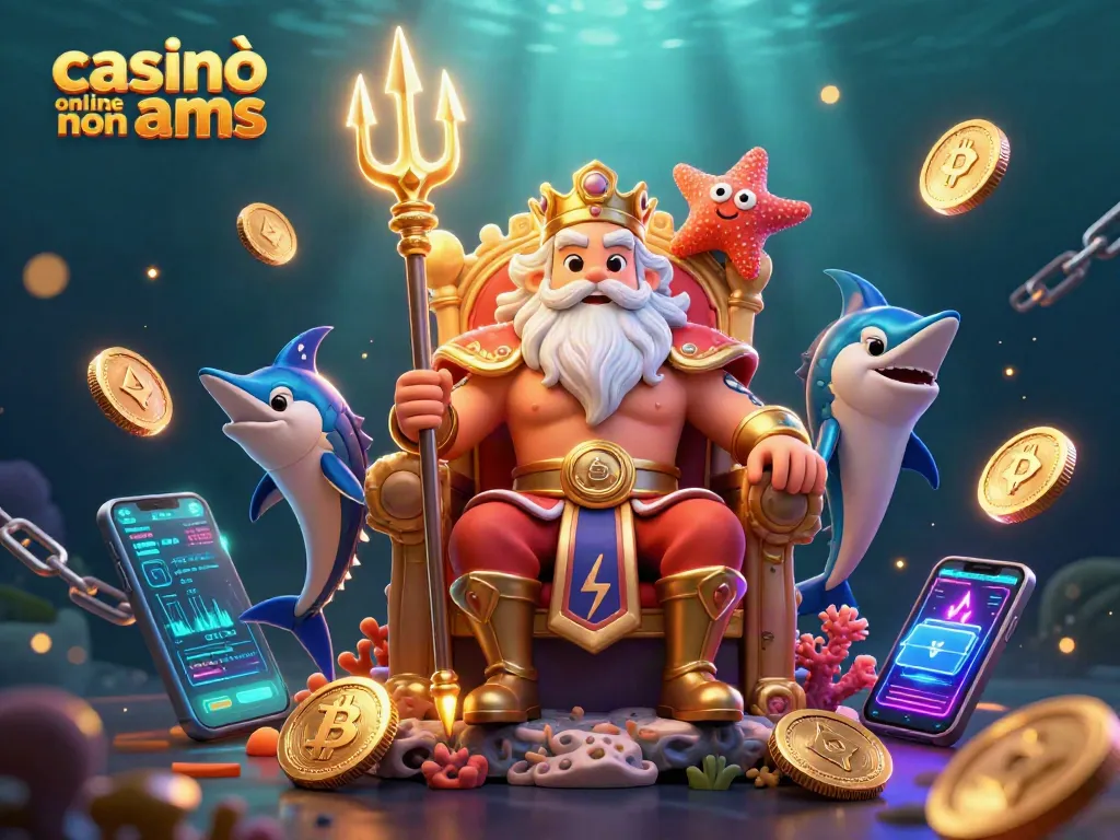 Gioca nei casinò online non AAMS con emozionanti elementi di gioco e monete digitali scintillanti.