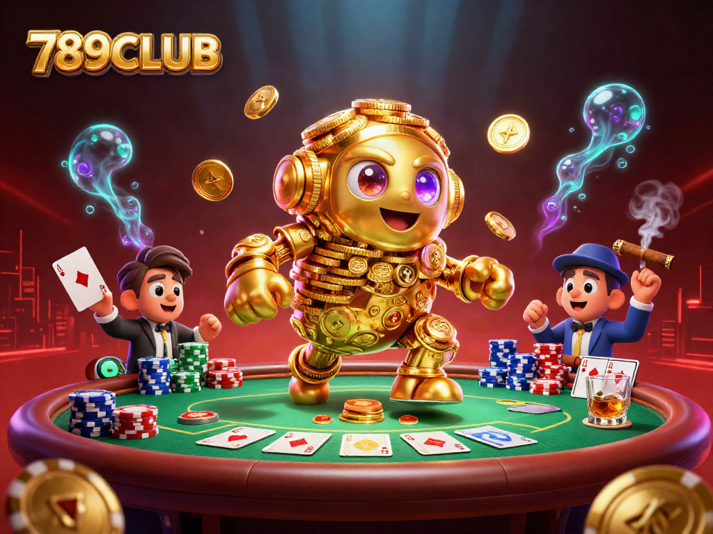 Win big at 789CLUB with this vibrant casino-style scene showcasing exciting poker elements.