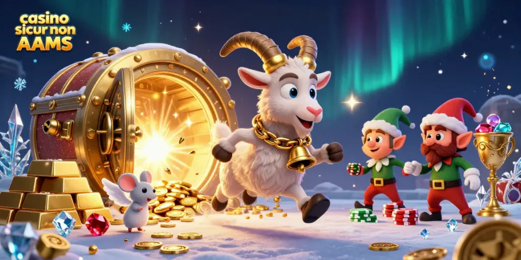Gioco divertente con casino sicuri non AAMS, Krampus e personaggi festivi che gestiscono il casinò