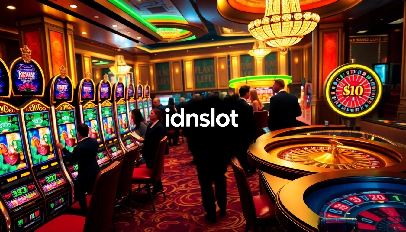 Experience thrilling gameplay at idnslot with vibrant slot machines and dynamic casino action.