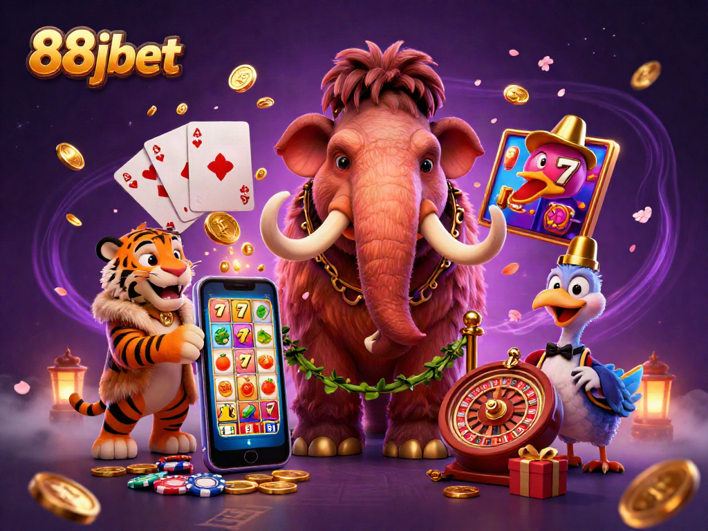 Experience thrilling slots action at 88jbet with dynamic characters and vibrant gaming elements.