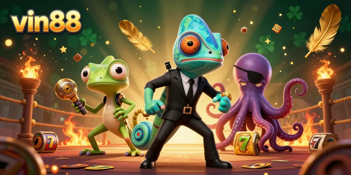 Experience thrilling gameplay with vin88's dynamic casino adventures featuring slots and immersive characters.
