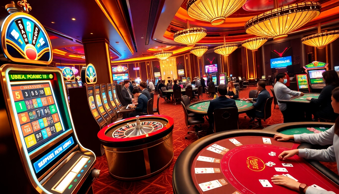Experience the thrilling gameplay at u888 with vibrant slot machines and intense poker action.