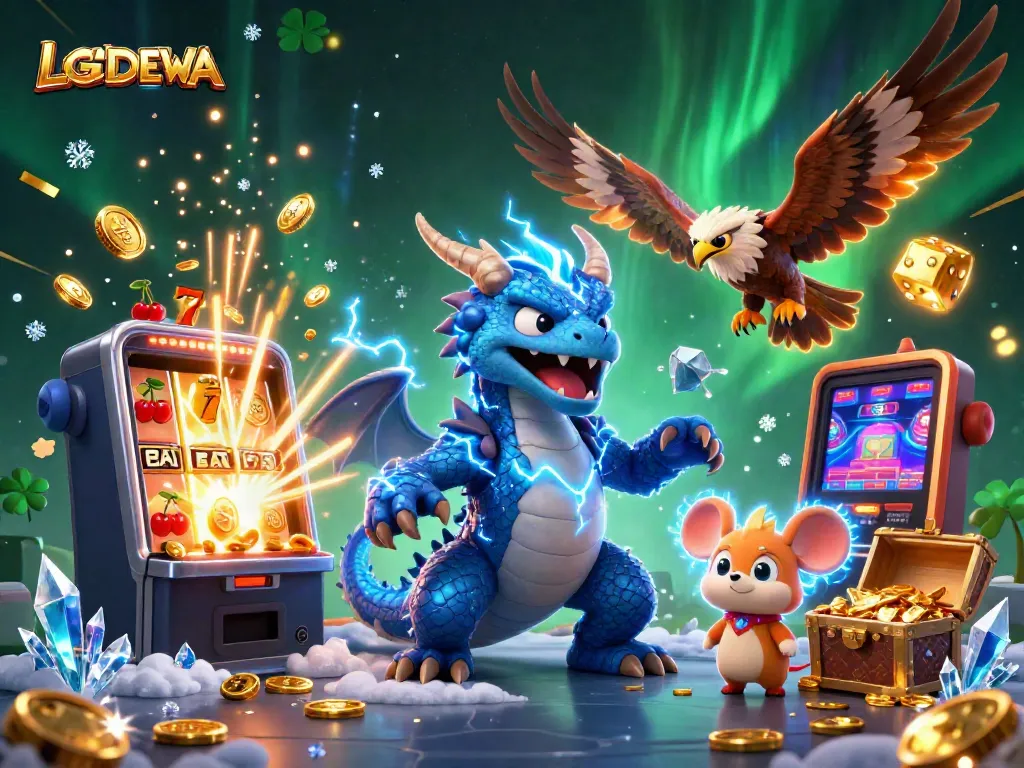 Experience thrilling gameplay with LGODEWA's dynamic slot machines and vibrant casino atmosphere.