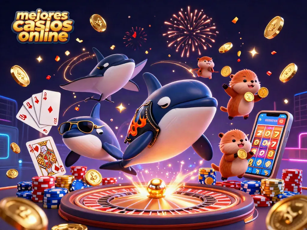 Disfruta los mejores casinos online mientras juegas a lo grande con cartas y fichas brillantes.