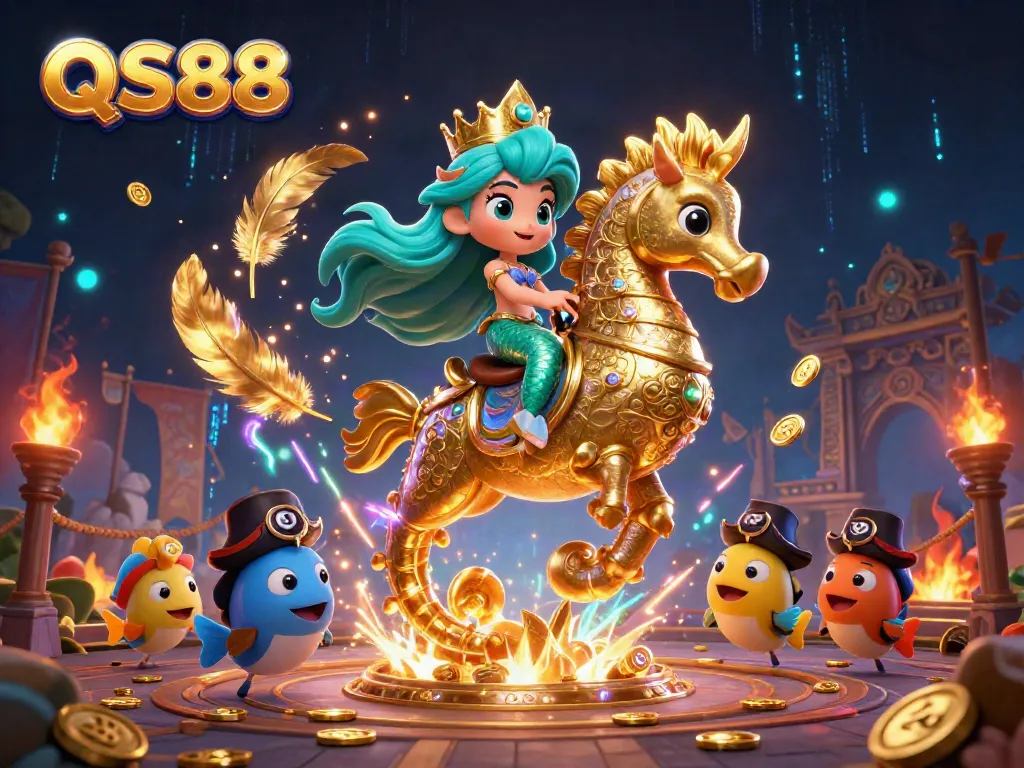 Experience exciting gambling adventures with QS88's dazzling underwater casino.