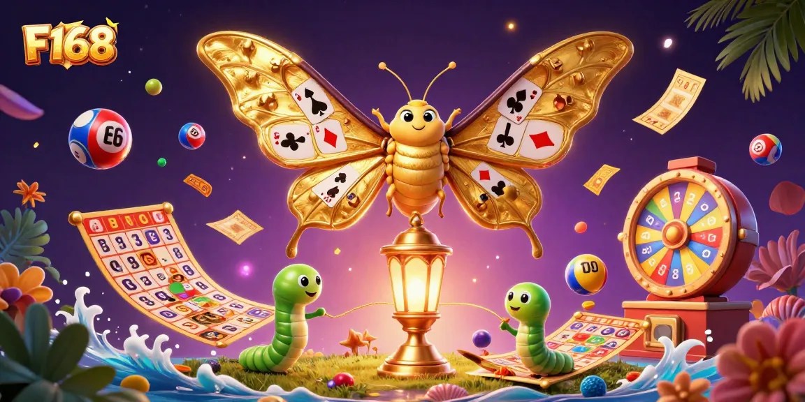 Experience thrilling F168 casino adventures with colorful lottery elements and vibrant game visuals.