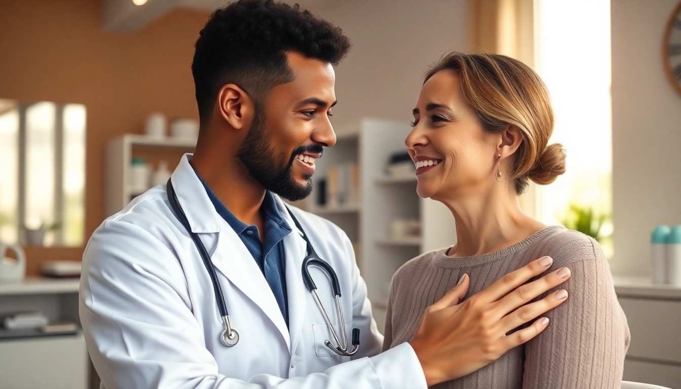 Consultation sur la médecine fonctionnelle Lausanne en clinique moderne, avec un professionnel attentif.