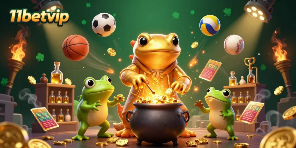 Engage in exciting gameplay at 11betvip with a vibrant casino-themed scene featuring dynamic characters and game elements.